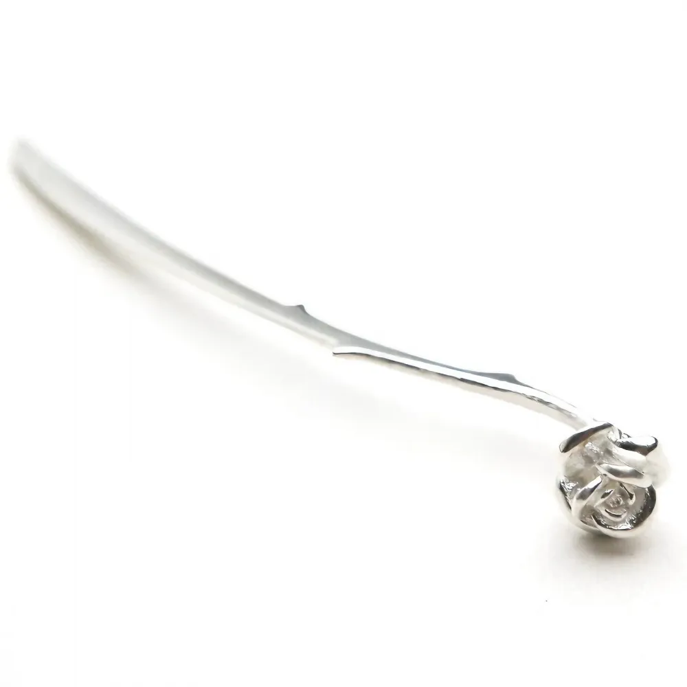 09f51b9a-20cb-4dfd-9f36-289234086e33 Sidera Vault Solid Silver Rose Bookmark - One-of-a-Kind The Little Prince Inspired (Only 1 Available) - Image 1