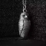 Sidera Vault Solid Silver Hedwig Owl Whistle Necklace - Handcrafted Harry Potter Inspired (One-of-a-Kind, 24” Chain) - Image 3