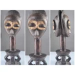 Sidera Vault Hand-Carved Congolese Tribal Wood Carving Antique - 15.75” Tall, One-of-a-Kind African Art Collectible - Image 3