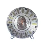 Sidera Vault Artisan Handcrafted Egyptian Brass Decor Plate Set (9.84” Diameter) - Egypt Kings, Eye of Horus, Nefertari & Ramses Theme, Limited Edition - Image 3