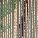 Sidera Vault Handmade Bohemian Bamboo Curtain - 35.43"x78.74", Playa Palm Tree Design, Artisanal Room Divider - Image 3