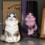Bespoke Hand-Sculpted Pet Figurine – Archival Polymer Clay Memorial Sculpture (4.7" Classic Display)
